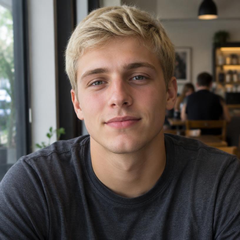 Retrato ilustrativo de Gabriel, 22 anos